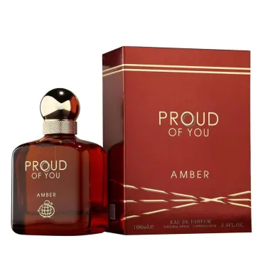 Мъжки Парфюм Fragrance World Proud of You Amber EDP 100 мл.